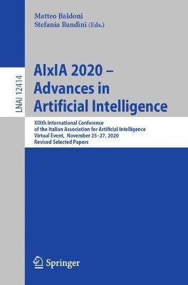 Cover of AIxIA 2020 – Advances in Artificial Intelligence