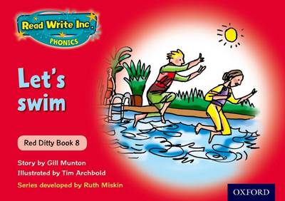 Cover of Read Write Inc Phonics Red Ditty Book 8 Let's Swim