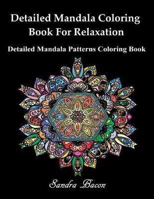 Book cover for Detailed Mandala Coloring Book For Relaxation