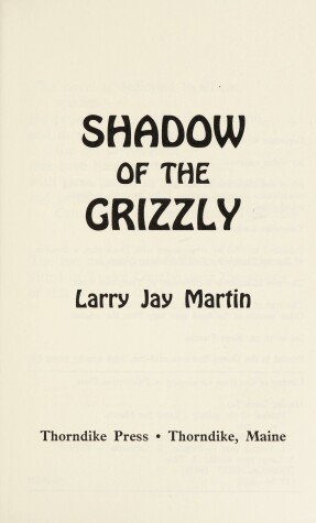 Book cover for Shadow of the Grizzly