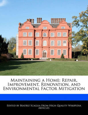 Book cover for Maintaining a Home