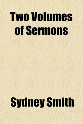 Book cover for Two Volumes of Sermons