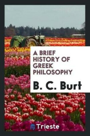 Cover of A Brief History of Greek Philosophy