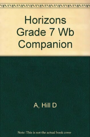 Cover of Horizons Grade 7 Workbook Companion