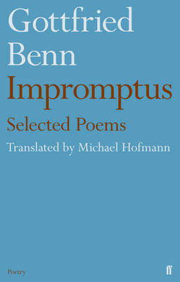 Book cover for Gottfried Benn - Impromptus