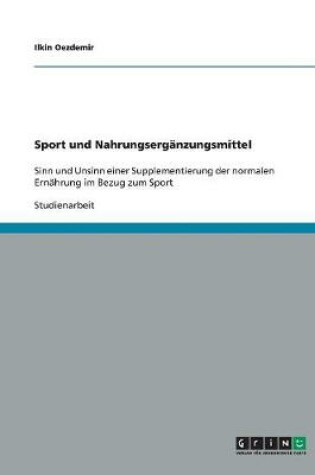 Cover of Sport und Nahrungserganzungsmittel