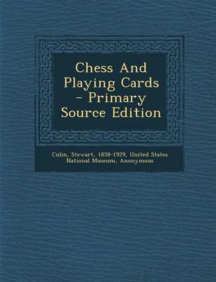 Book cover for Chess and Playing Cards - Primary Source Edition