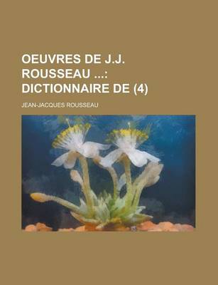 Book cover for Oeuvres de J.J. Rousseau (4)