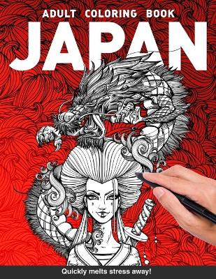 Book cover for Japan Adults Coloring Book