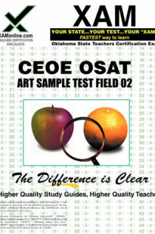 Cover of Ceoe Osat Art Sample Test Field 02 Teacher Certification Test Prep Study Guide