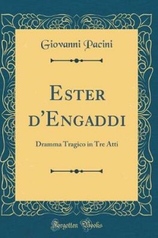 Cover of Ester d'Engaddi