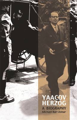 Book cover for Yaacov Herzog: A Biography