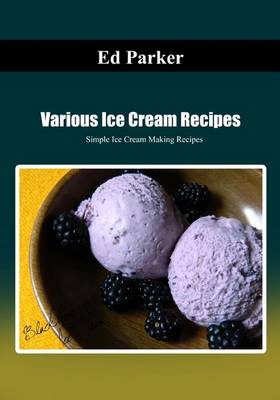 Book cover for Various Ice Cream Recipes