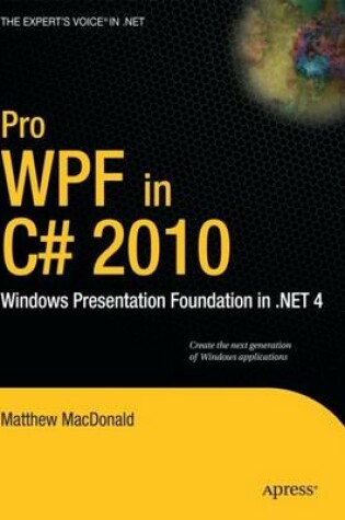 Cover of Pro WPF in C# 2010
