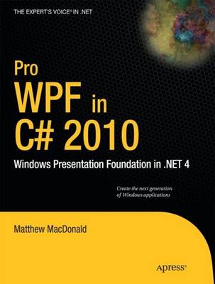 Book cover for Pro WPF in C# 2010