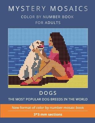 Book cover for Mystery Mosaics. Dogs.