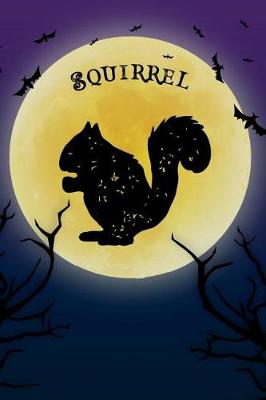 Book cover for Squirrel Notebook Halloween Journal