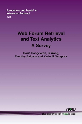 Book cover for Web Forum Retrieval and Text Analytics