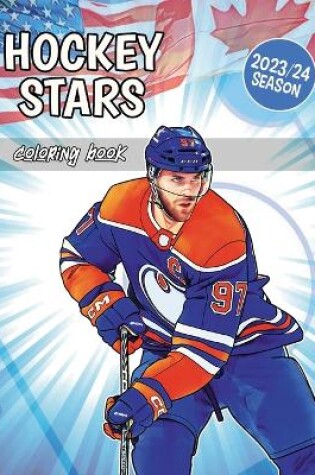 Cover of Hockey Stars Coloring Book