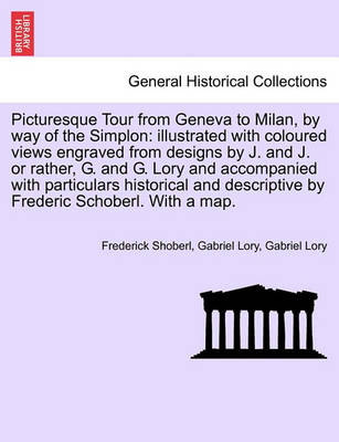 Book cover for Picturesque Tour from Geneva to Milan, by Way of the Simplon