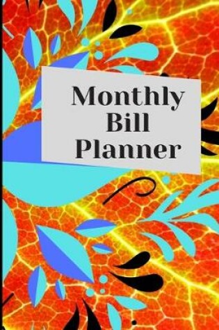 Cover of Monthly Bill Organizer