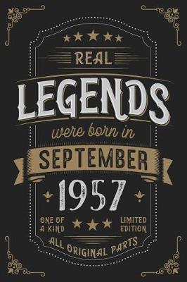 Book cover for Real Legends were born in September 1957