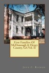 Book cover for First Families Of McDonough & Henry County, GA Vol. II