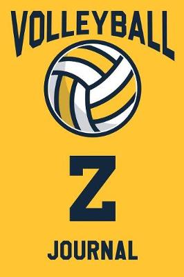 Book cover for Volleyball Journal Z