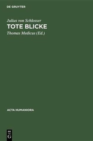 Cover of Tote Blicke