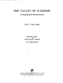 Book cover for The Valley of Kashmir