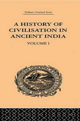 Cover of A History of Civilisation in Ancient India