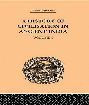 Book cover for A History of Civilisation in Ancient India