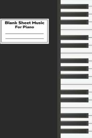 Cover of Blank Sheet Music For Piano