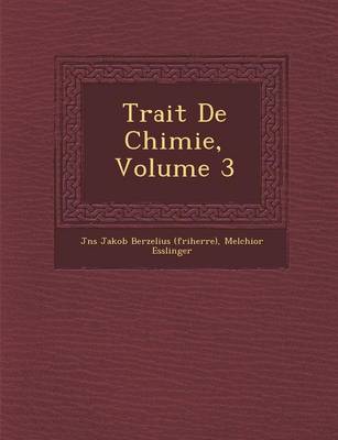 Book cover for Trait de Chimie, Volume 3