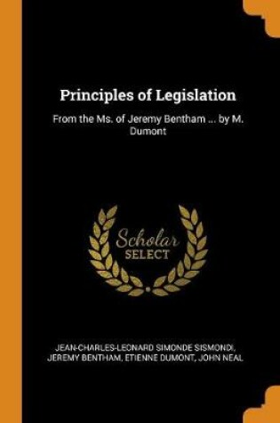 Cover of Principles of Legislation