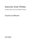 Book cover for Innovate from within