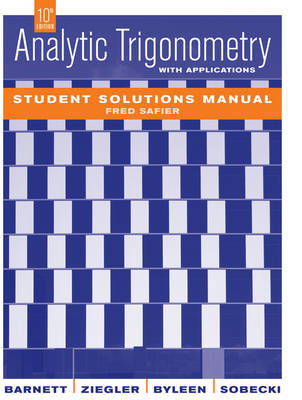 Book cover for Analytic Trigonometry with Applications