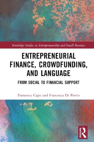 Cover of Entrepreneurial Finance, Crowdfunding, and Language