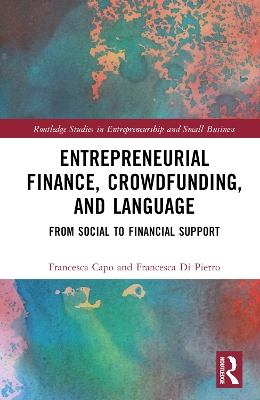 Book cover for Entrepreneurial Finance, Crowdfunding, and Language