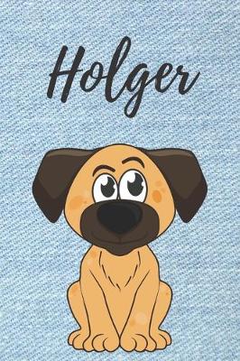 Book cover for Holger Hund Notizbuch / Notizheft / Malbuch / Kritzelbuch / Tagebuch / Journal / DIN A5 / Geschenke