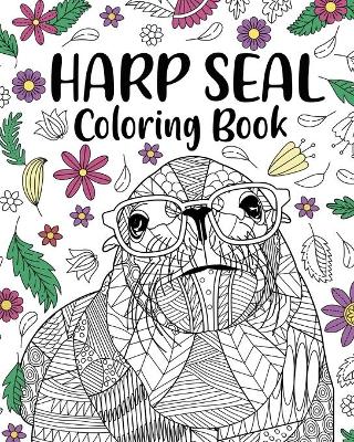 Book cover for Harp Seal Coloring Book