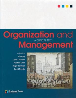 Book cover for Organization and Management