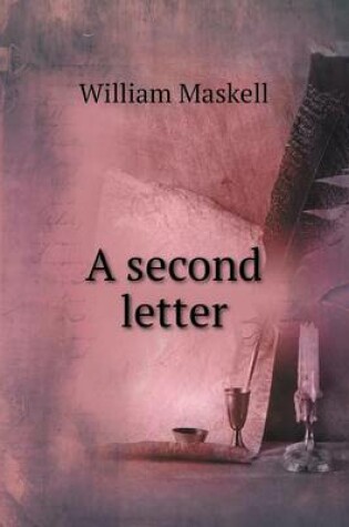 Cover of A second letter
