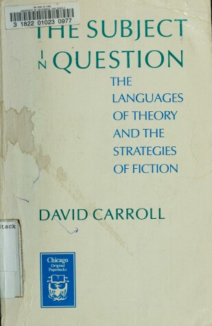 Book cover for Subject in Question