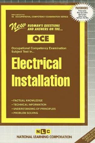 Cover of ELECTRICAL INSTALLATION