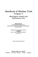 Book cover for Handbook of Machine Tools