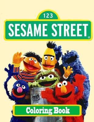 Book cover for Sesame Street Coloring Book