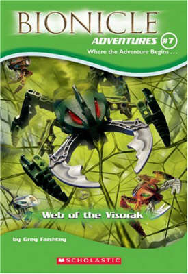 Book cover for Web of the Visorak