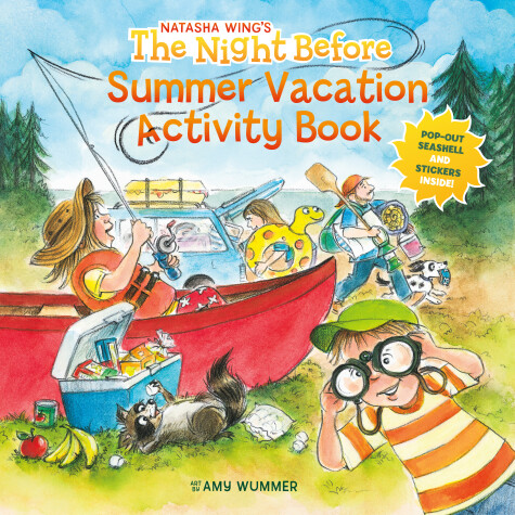 Book cover for The Night Before Summer Vacation Activity Book