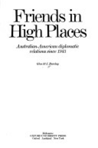 Cover of Friends in High Places